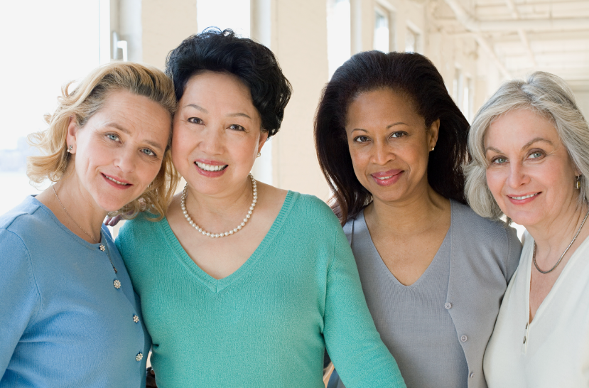 Group of diverse women